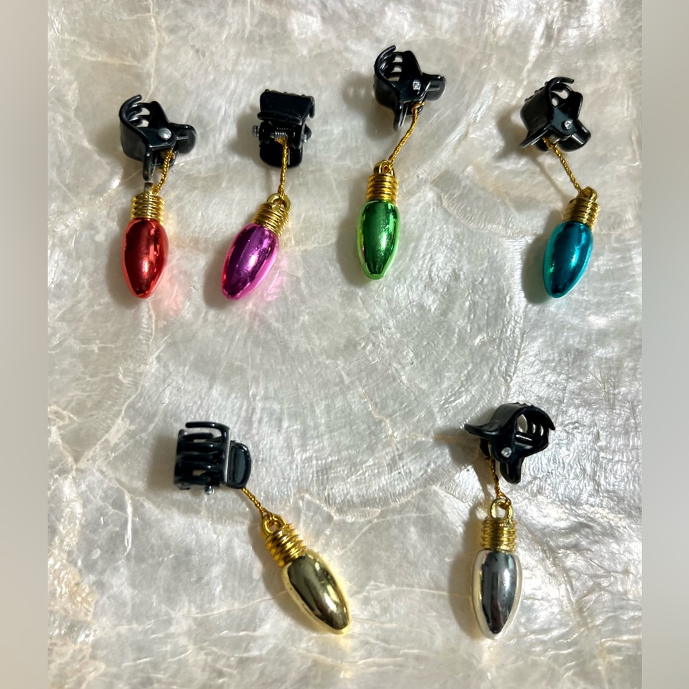 Christmas Bulb Hair/Beard Ornament - Picture 2 of 12